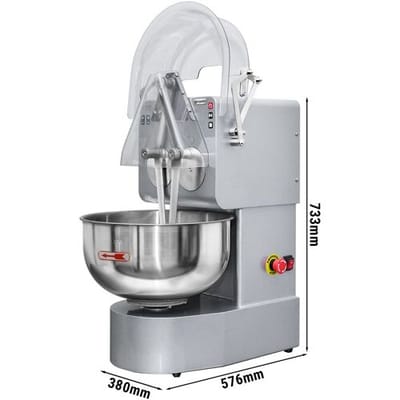 GGM Gastro Bäckerei-Teigknetmaschine - 16 Liter / 6 kg - 5 Geschwindigkeiten - mit Schwenkarmen