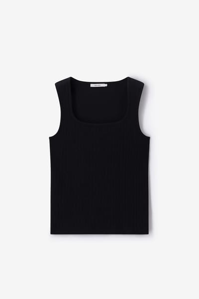 Sissy-Boy - Zwart ajour singlet