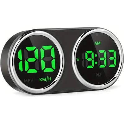 Auto Head-up GPS Digitale Snelheidsmeter Tijdklok GPS HUD Snelheidsoverschrijdingsalarm KMH MPH Snelheidsmeter 7-Kleur Voor Alle Auto's Plug and Play auto-accessoires