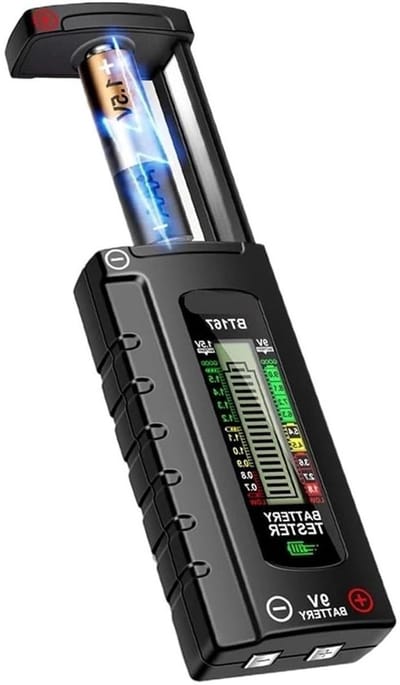 BT167 Batterijtester LCD-scherm C AA AAA D 9V 1.5V Universele knoopceldetector Volttest Stroomdiagnosetool(BT169)