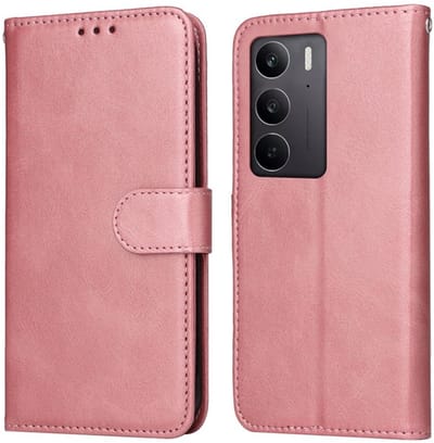 Coverup Hoesje - Geschikt voor OPPO A5 5G Hoesje - Coverup Book Case - Rose Gold
