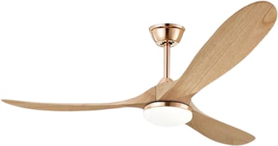 Livano Plafondventilator - Met Verlichting - Plafond Ventilator - Met Lamp - Plafonniere Met Ventilator - Met Licht - Stijl Q - 150cm