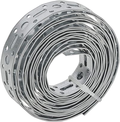 Montageband - Gatband Rol - Bevestigen en Verbinden - Feuerverzinkt - 10 m 20 x 10 mm - Zilver
