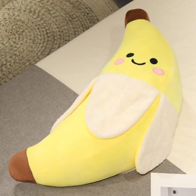 25cm Schattige Gepelde Banaan Pluche Speelgoed Fruit Banaan Pluche Poppen Kussen Woonkamer En Slaapkamer Decoratie Voor Kinderen Meisjes Cadeaus 25cm