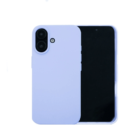 Ceezs siliconen hoesje geschikt voor de Apple iPhone 16 hoesje - siliconen back cover met ideale prijs/kwaliteit verhouding - Telefoonhoesje met valbescherming - Siliconen TPU hoesje (paars)