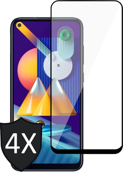 Screenprotector geschikt voor Samsung M11 - 4x Screen Protector Full Screen