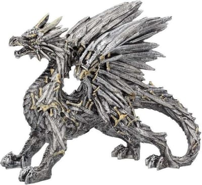 Nemesis Now - Swordwing (Small) Beeld/figuur - Draak - Zilverkleurig/Bronskleurig