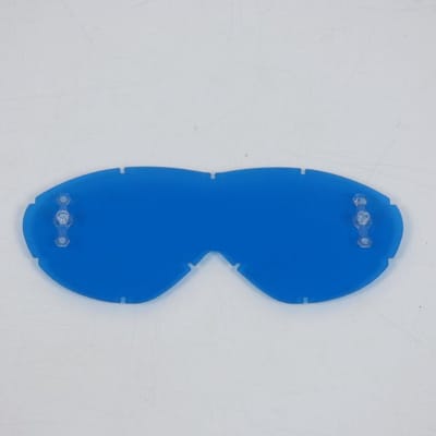 enkel scherm blauwe goggle cross smith sonic voor motorfiets enduro quad nieuw