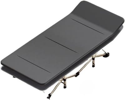 Opklapbed - Kampeerbed - Buiten slapen - Snel op te zetten - 190 cm - Grijs