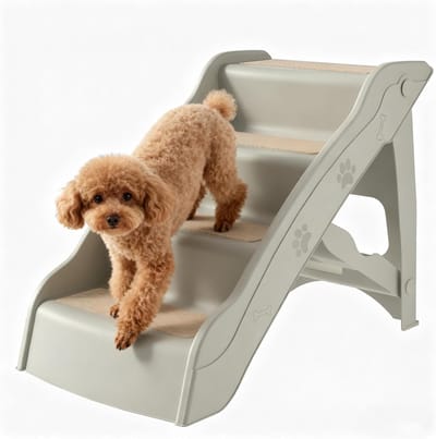 Opvouwbare Honden Trap voor Bank en Bed - 4 Antislip Treden - Maximale Belasting 75 kg