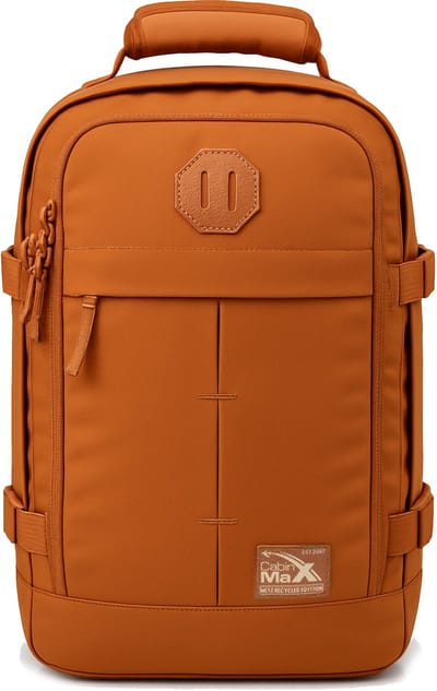 CabinMax Metz Reistas – Handbagage 20L Ryanair – Rugzak – Schooltas - 40x25x20 cm – Compact Backpack – Lichtgewicht – Terracotta