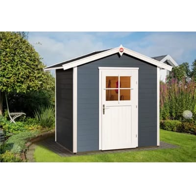 Weka Tuinhuis 223 - Antraciet/blanc - 205x154cm