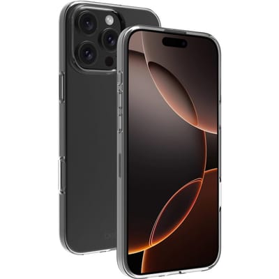 BeHello Hoesje iPhone 16 Pro - Dunne Gel Case - Flexibel iPhone 16 Pro Hoesje van Ecologisch Plastic - Transparant