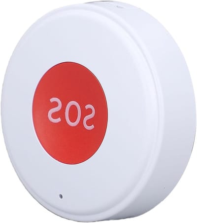 Draadloos Pager Systeem - Nood Alarm - Hulp Inroepen - App Meldingen - 7 x 7 x 3 cm - Wit