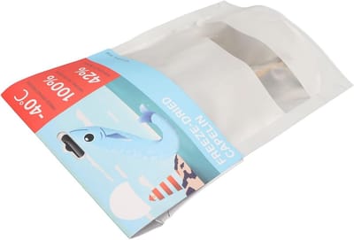 Lyophilized Fish Snacks - 50g Freeze-dried Fish Capelin - Hoge Voedingswaarde - Vacuum Freeze-dried Vis Cat Treats voor Kat