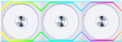 Lian Li UNI FAN SL Wireless Reverse Blade White - Ventilatorhuis 3-pack - 120mm - 400 - 2000 rpm - 31 dBA - 4-pin PWM - Lian Li L-Connect - ARGB - wit