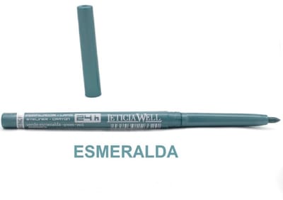 Leticia Well - Smaragd Groen oogpotlood, draaibaar / Automatic Pencil Verde Esmeralda - 24H - Nummer 33284