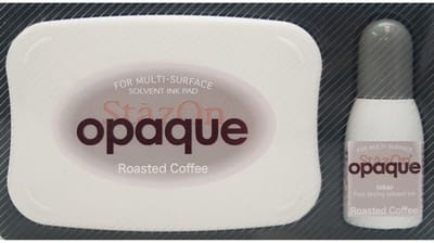 Tsukineko StazOn Opaque Inkpad Roasted Coffe