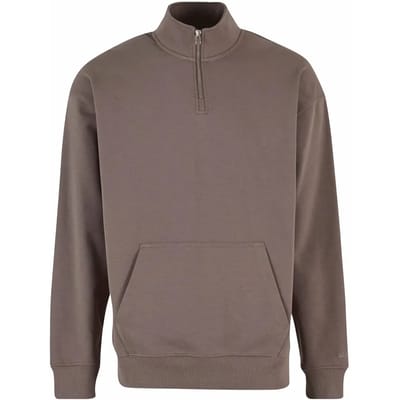 DEF - Zipper Crewneck sweater/trui - S - Grijs