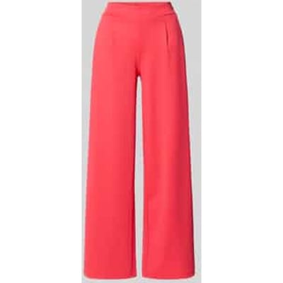 Wide fit broek met elastische band model 'KATE'