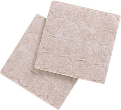 Vloerbeschermers - Viltglijders Stoelpoot - Meubels Beschermen - Zelfklevend - 32 stuks 18 cm - Bruin