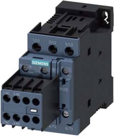 Siemens 3RT2025-1BB44 Contactor 3x NO 7.5 kW 690 V/AC Met hulpcontact Geschikt voor merk (relais): Siemens Piece 1 stuk(s)