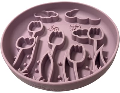 JV Bon App Voerbak Slow Feeder Antislip Silicone Tulip