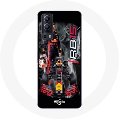 Coque - Maniacase - Vivo Y72 - Formule 1 Max Verstappen - Souple - Noir