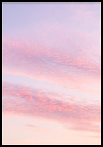Poster Beautiful Sky - 30x40 cm Met Fotolijst - Poster Natuur - Ingelijst - WALLLL