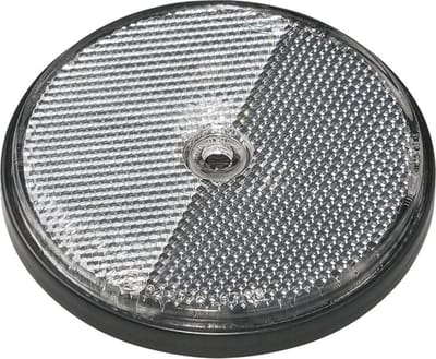 ProPlus Reflector rond - schroefbevestiging - wit - Ø 80 mm - E-keur