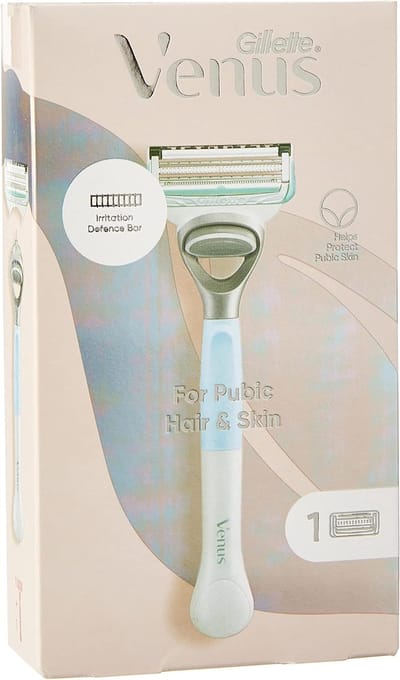 Scheermesje voor Dames met Precisietrimmer - Ideaal voor Schaamhaar en Huid, 1 Stuk