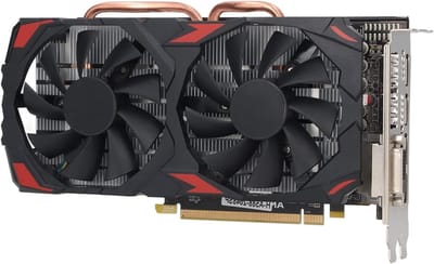 Krachtige 8GB Grafische Kaart voor Stille en Efficiënte Gaming met Dubbele Ventilatoren en Hoge Prestaties