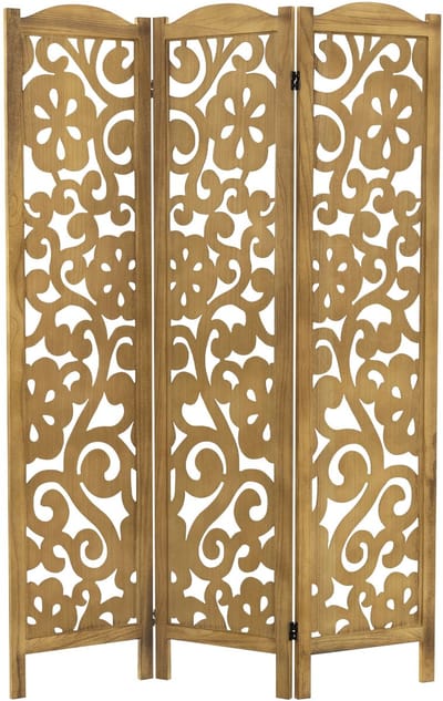 Kamerscherm 3-delig 170x121 cm opvouwbaar van hout Yokohama ML design