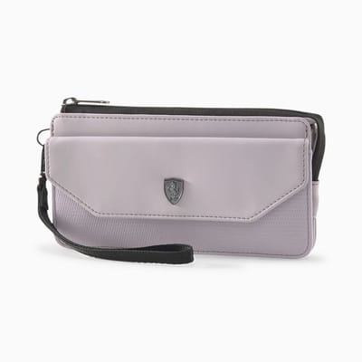 Puma Scuderia Ferrari Grijs Leren Portemonnee 053855 02