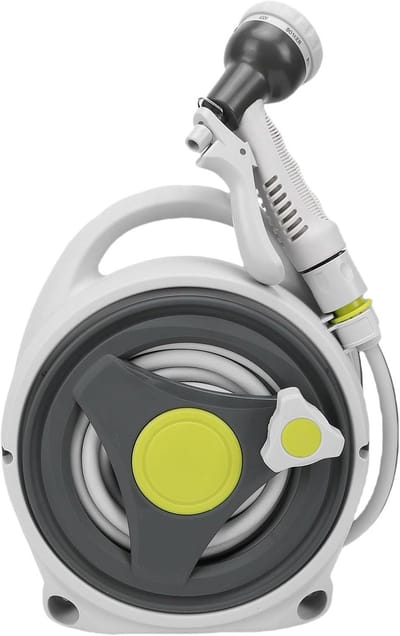 Slang Haspel - Wateroprol - Balkon Watering - Intrekbaar ABS Materiaal - 15 Meter Lengte