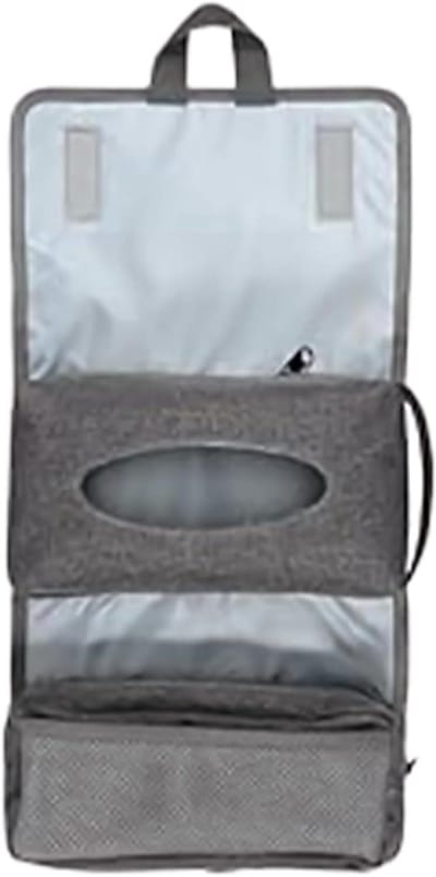 Opvouwbare Luiertas - Reis Organizer - Baby Benodigdheden - Compact Ophangsysteem - 25x12x12cm - Grijs