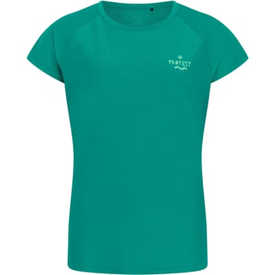 Protest PRTCal - UV Shirt Dames - Korte Mouw - Korte mouwen - Ronde hals - Loose fit - Paars