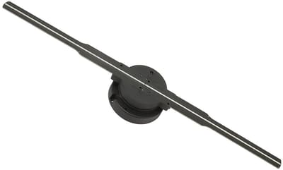 Holografisch Display - 3D Projector - Evenementen Promotie - Hoge Resolutie Beeld - 41.5 cm Diameter - Zwart