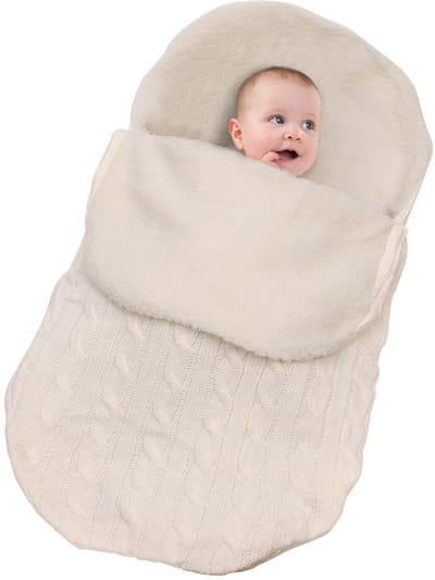Voetenzak voor kinderwagen- Unisex babyslaapzak, wikkeldeken voor pasgeborenen, slaapzak, wandelwagenhoes voor baby's van 0-12 maanden