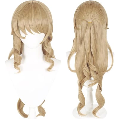Anime Cosplay impact Navia cosplay jurk uniform kostuum pruik set Halloween feestoutfit voor dames jurken XL beige