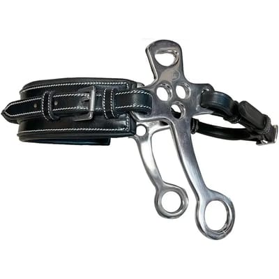 Hackamore voor paard met korte platte takken Jump'In