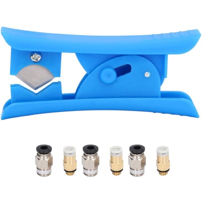 PTFE Buis met Buisknipper Pneumatische Koppelingen Afstandsvoedingskit 3D-printer Accessoires blue