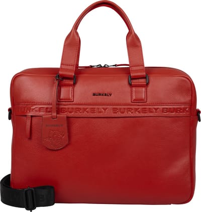 BURKELY Minimal Mason Unisex Laptopbag - 15,6 inch laptopvak - Rood
