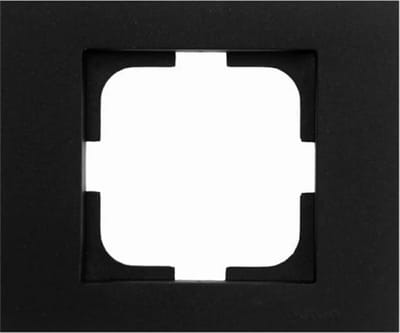 Afdekraam enkel - Afdekframe wandcontactdoos - OVIVO - ZWART