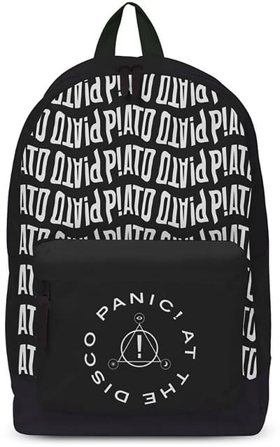Rocksax Panic! At The Disco - Disco Logo Rugtas - Zwart