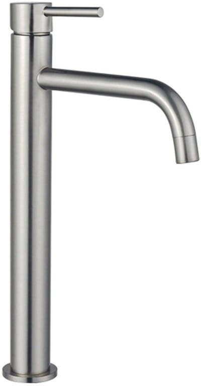 FugaFlow Eccelente Sobrado Badkamer Slim Wastafelkraan - 32.6cm - verhoogd - opbouw - RVS geborsteld PVD