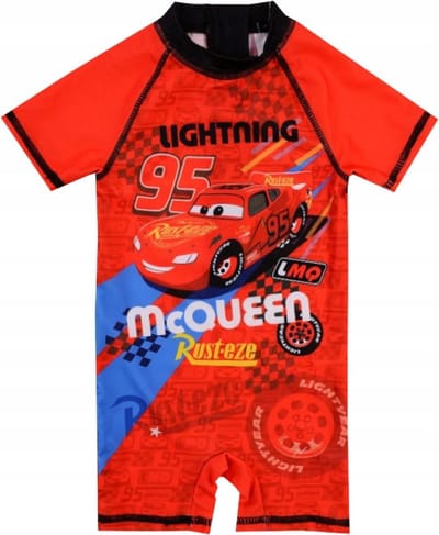 Disney Cars Swimsuit - Zwempak - Met Hoge UV bescherming - UV Werend - UV 50 - Maat 86/92