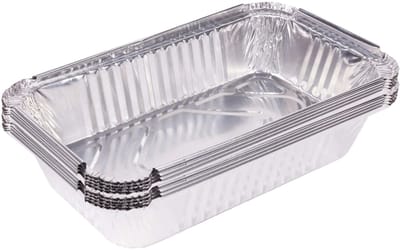 Benson BBQ grill-schalen - 16x - aluminium - 25 x 14 x 5,5 cm - barbecue / oven