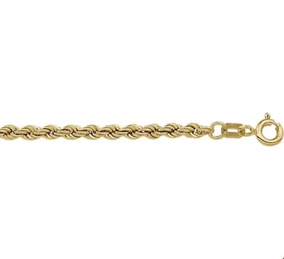 The Jewelry Collection Ketting Koord 2,7 mm - Goud