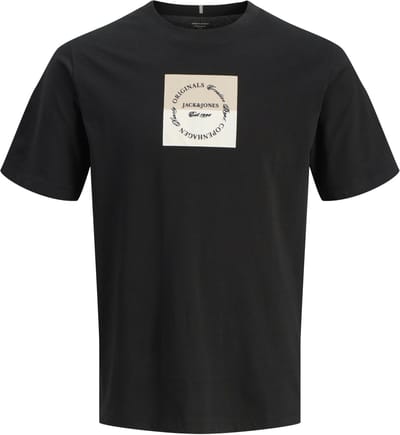 JACK&JONES PLUS - JORCATSKILLS SQUARE BRAND TEE SS CN PLS - Heren - T-shirts